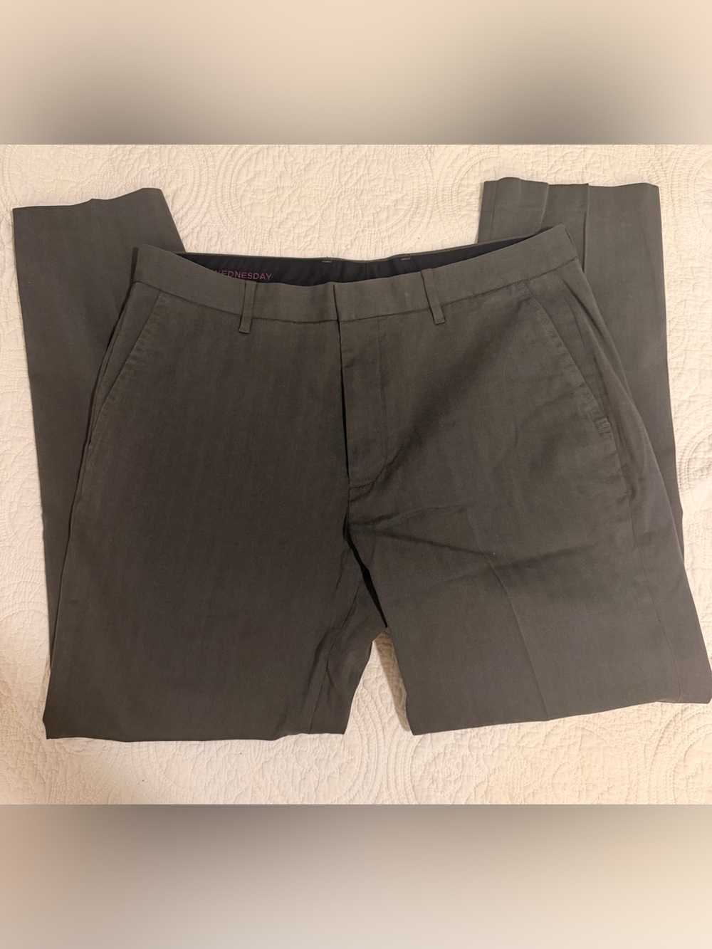 Bonobos Men's Dark Taupe Dress Pants Size 34/30 - Wednesday